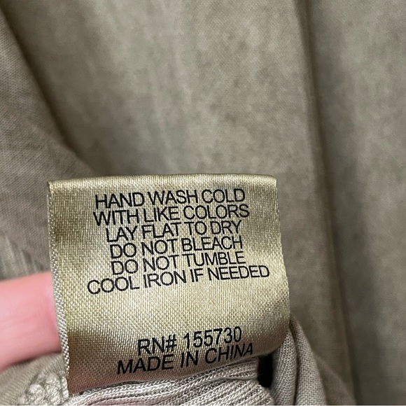 Jane + Delancey Drop Shoulder Short Sleeve Tee Scoop Neck High-Low Top - Picture 7 of 8